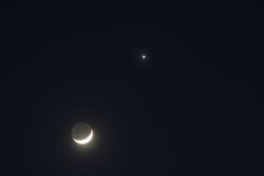 Moon and Venus 26 03 2012